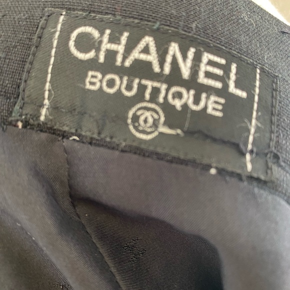 CHANEL classic wool pencil skirt - black - Picture 4 of 9